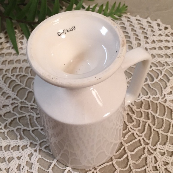 Vintage MCM Fruit Design Pedestal Coffee Mug - Picture 5 of 16